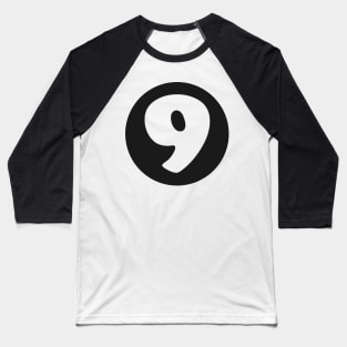 Number Nine #9 Baseball T-Shirt